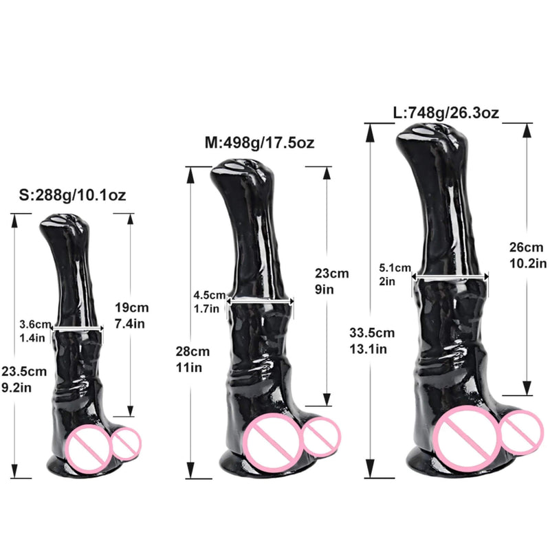 3 Different Huge Size Realistic Dildo