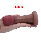 WATCH VIDEO, Mushroom Head Super Realistic Dildos (Harness Optional)