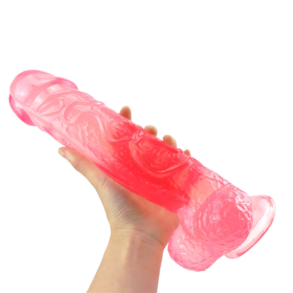 11 inch Huge Pink Realistic Lifelike Dildo with Suction Cup
