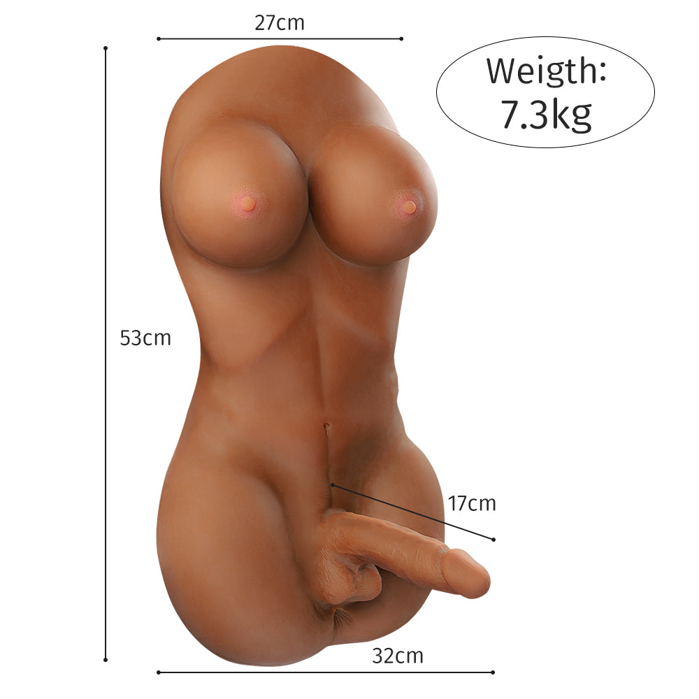 Unisex Sex Doll Masturbator Realistic Dildo Ass Masterbation Sex Toy M