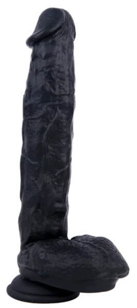 10.6 Inch Large Black & Beige Lifelike Dildo