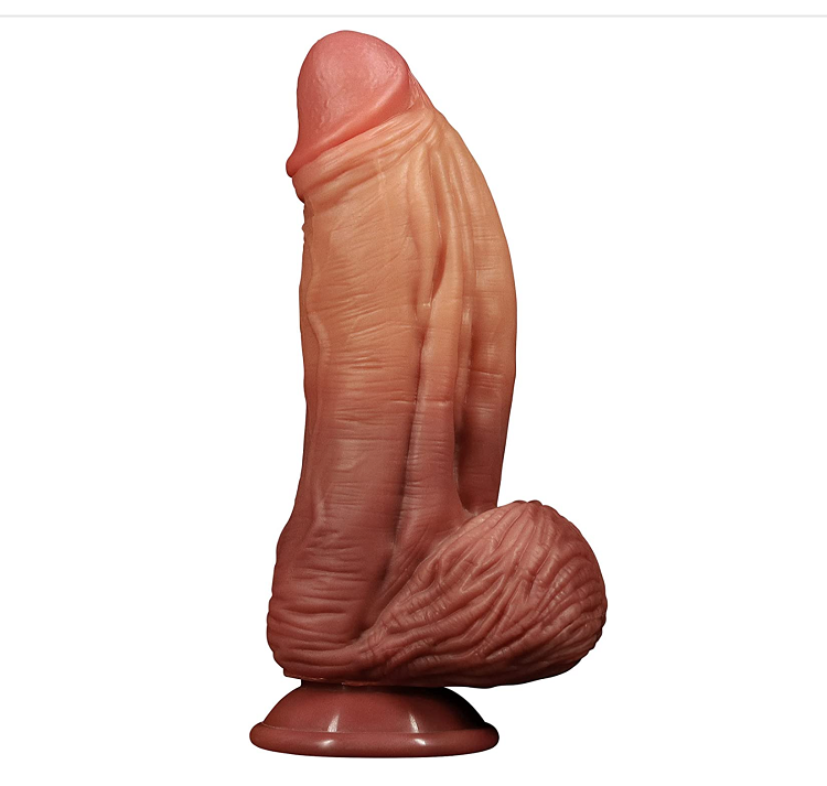 WATCH VIDEO, 10 Inch Large Realistic Dildo with Dual Density Big Cock