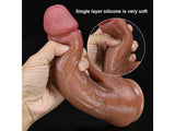 WATCH VIDEO, New Generation Vaginal & Anal Realistic Silicone Dildo  (Harness Optional)
