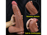 WATCH VIDEO, 13.4 NEW HUGE and FAT Realistic Large Dildo Harness Optional