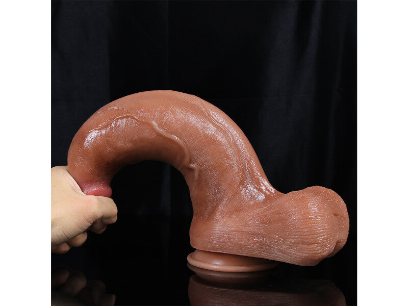 WATCH VIDEO, 13.4 NEW HUGE and FAT Realistic Large Dildo Harness Optional