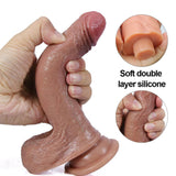WATCH VIDEO, 3 Size Realistic Dildos  (Harness Optional)