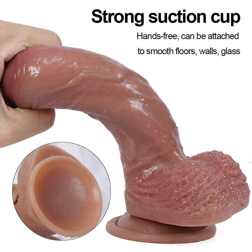 WATCH VIDEO, 3 Size Realistic Dildos  (Harness Optional)