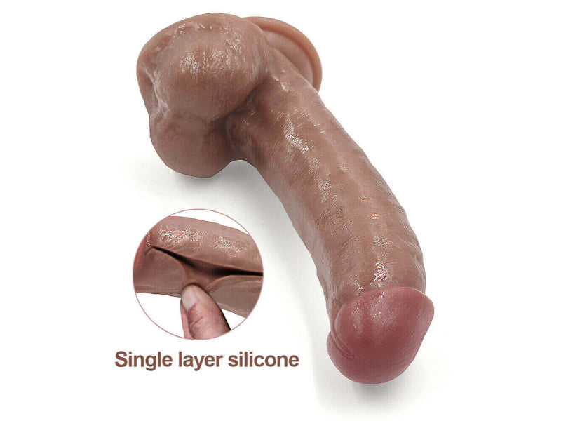 8 inch Large-Dildo-Realistic-Huge-Penis (Harness Optional)