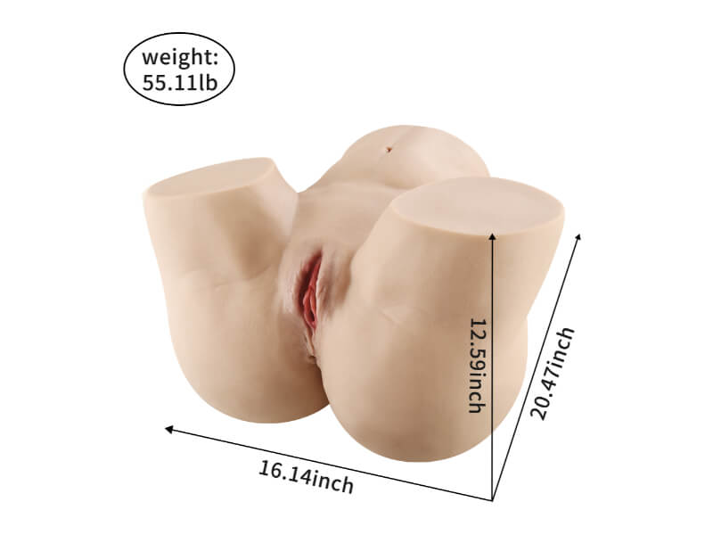 4D - 60.8Ib Lifelike Butt Sex Doll Male Masturbator for Man (Upgraded Version)