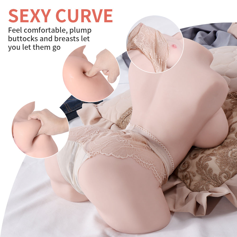 Real Doll Realistic 3D Sex Doll Pussy Vagina Ass Male Pocket Pussy Masturbator Sexy Ass Toy For Men Masturbate Real Doll - Safystyle