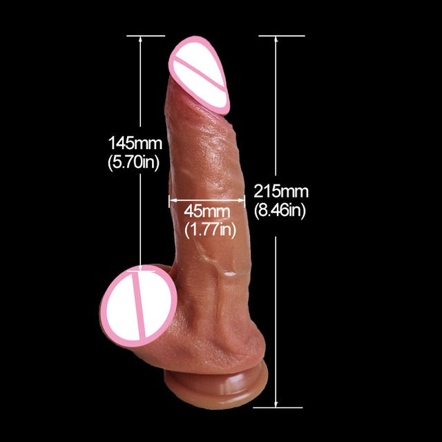 NEW Realistic Ejaculating - Squirting Dildo (Harness Optional)