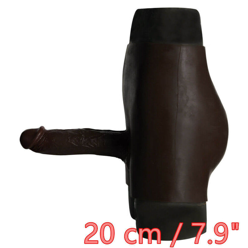 Hollow Strap-on Dildo Realistic Lifelike Wearable Dildo Panty  (Hallow)