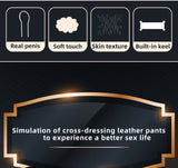WATCH VIDEO, Hollow Wearable Strap-on Dildo Realistic Lifelike Dildo Panty
