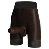 Hollow Strap-on Dildo Realistic Lifelike Wearable Dildo Panty  (Hallow)