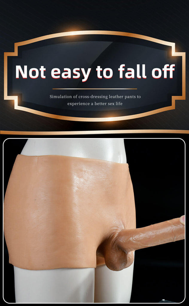 WATCH VIDEO, Hollow Wearable Strap-on Dildo Realistic Lifelike Dildo Panty