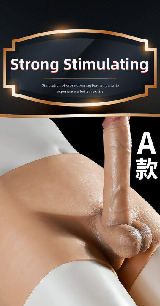 WATCH VIDEO, Hollow Wearable Strap-on Dildo Realistic Lifelike Dildo Panty