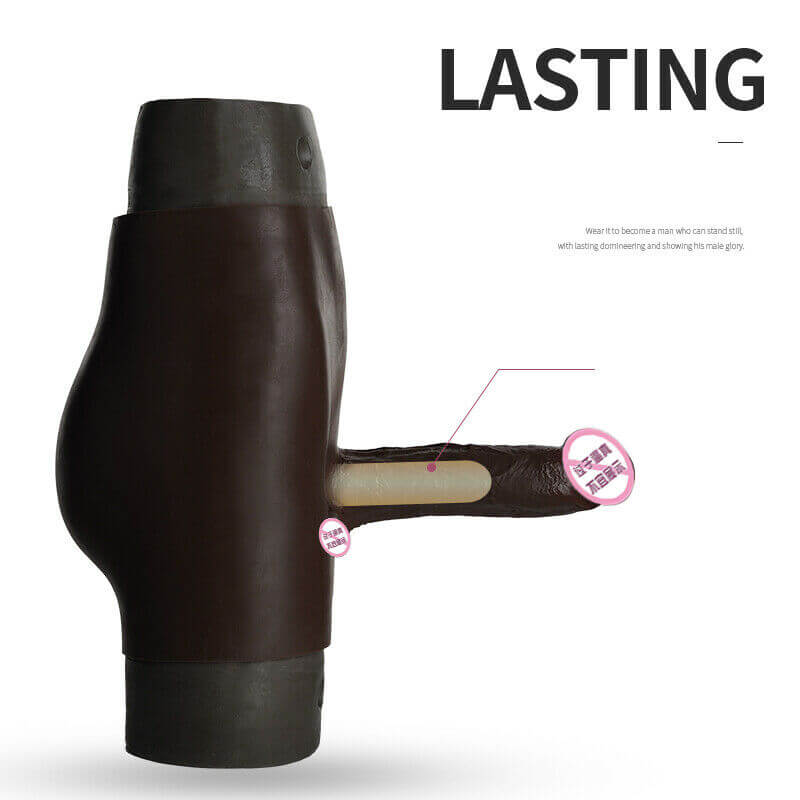 Strap-on Dildo Realistic Lifelike Wearable Dildo Panty  (Hallow)