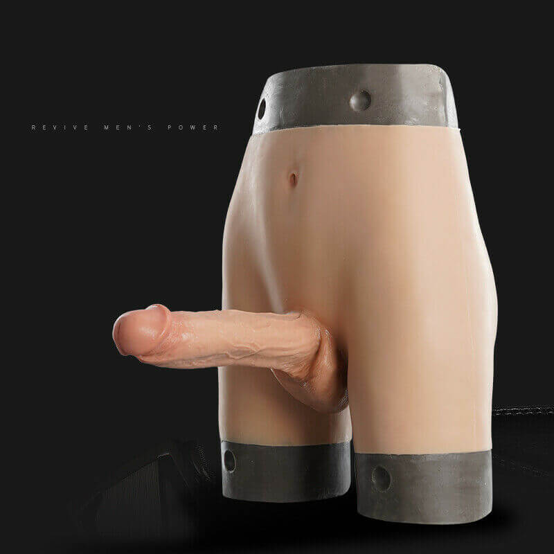 Hollow Strap-on Dildo Realistic Lifelike Wearable Dildo Panty