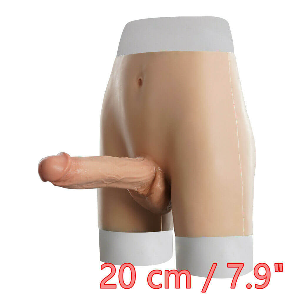 Strap-on Dildo Realistic Lifelike Wearable Dildo Panty  (Hallow)