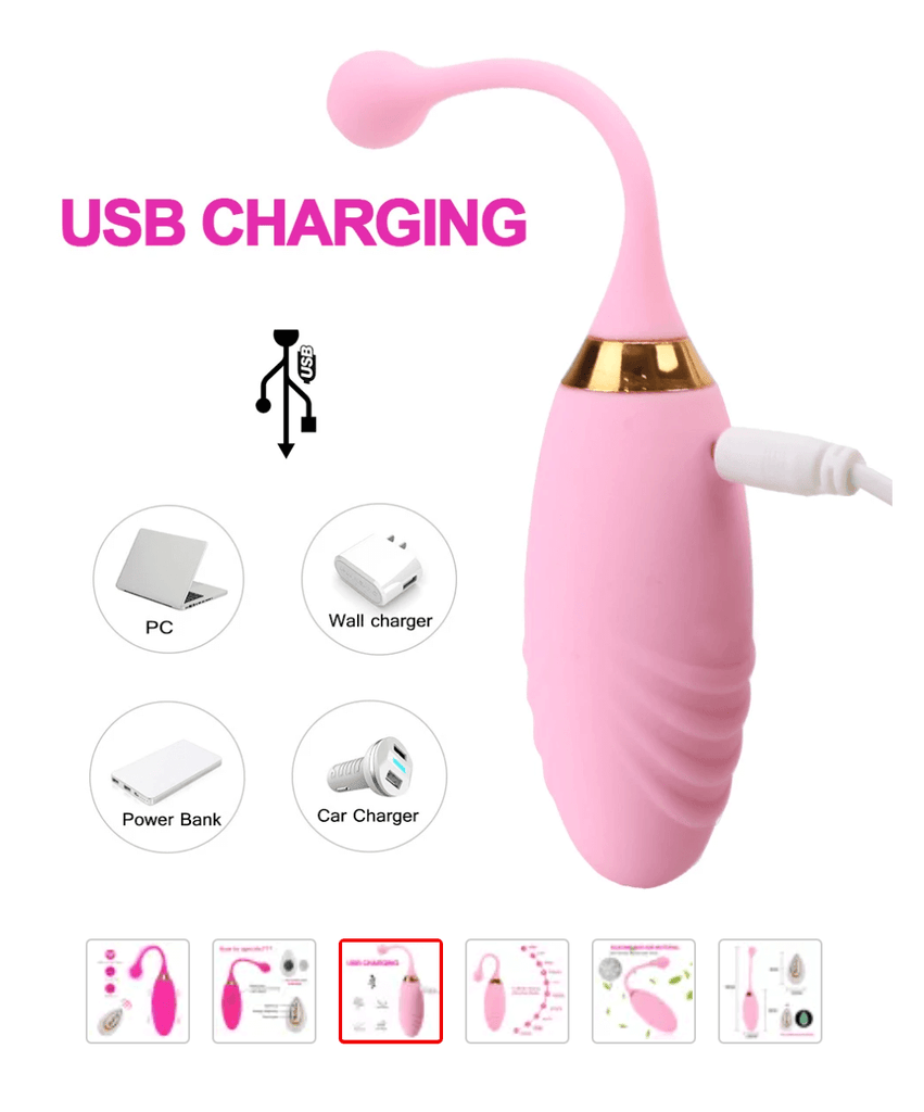 10 Speed Wireless Remote Jump Egg Clitoris Stimulation