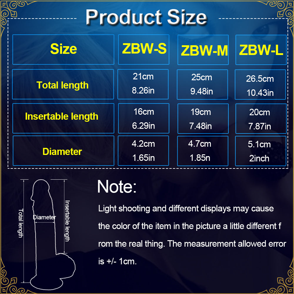 WATCH VIDEO, Beige, Brown & Black Realistic Huge Dildos (USA PRICE)